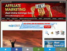 Tablet Screenshot of affiliatemarketingfan.com